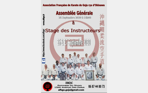 Stage instructeurs AFKGO 26 et 27 Septembre 2020 à Jonzac (17)