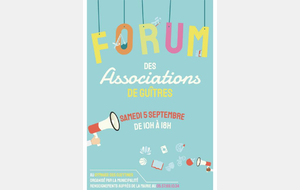 Forum des associations de Guîtres Samedi 5 Septembre 2020