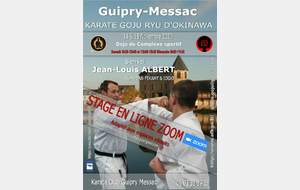 Stage club AFKGO en ligne 14 et 15 Novembre 2020 Guipry-Messac (35)